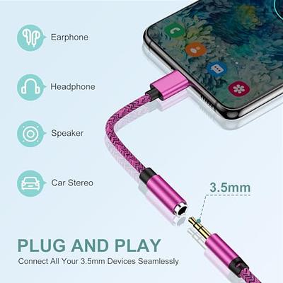 Original USB Type C To 3.5mm Jack Audio Cable Headphone Aux Adapter For  Samsung Galaxy S23 S22 Ultra S21 S20 Note 20 A53 A54 5G