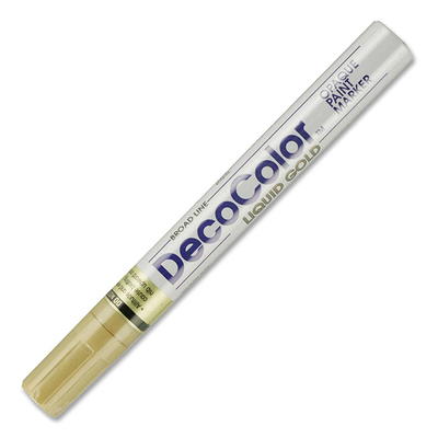 Uchida 300-S Marvy Deco Color Broad Point Paint Marker, Gold