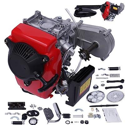 Hteedy 4Stroke Bicycle Kit 49CC Single Cylinder Powerful Pull Start Bicycle  Motorized Gas Petrol 142F Air-Cooled Bike Engine Motor Kit for 26/28  Inches Frames Bikes - Yahoo Shopping