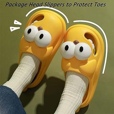 Summer Anti-slip Cute Cartoon Sandals Banana Slippers for Women Men