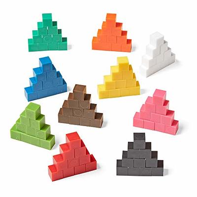 hand2mind Plastic Blocks, Counting Cubes For Kids Math, 1 Cm