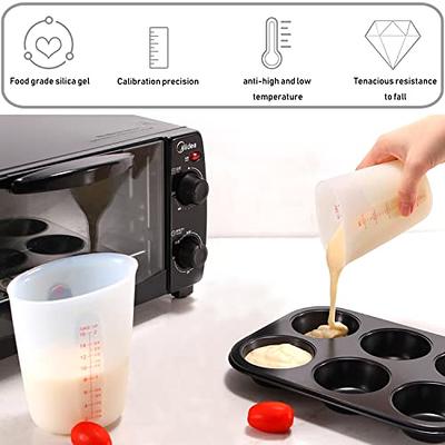 3 PCS Silicone Flexible Measuring Cups,Melting Cups for Epoxy  Resin,Butter,Chocolate and More,2 Cup&1 Cup&1/2 Cup,Squeeze and Pour  Silicone Measuring Cup with Marking Ounce/ML - Yahoo Shopping