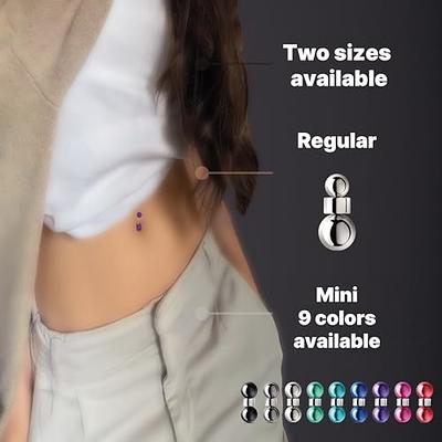 Fake Belly Ring Fake Belly Piercing For Women Clip On Belly Piercing Fake  Belly Button Piercing Fake Navel Ring Non Piercing | SHEIN USA