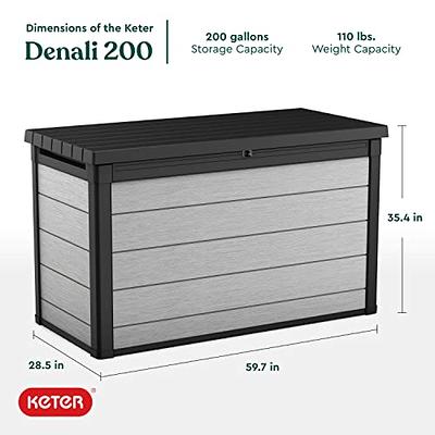 Yitahome  200 Gallon Large Deck Box Rattan Outdoor Storage