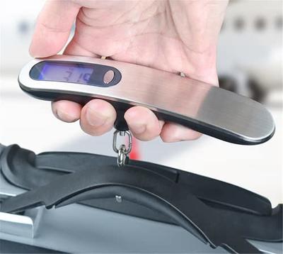 Weight 110lb / 50kg Portable Travel LCD Digital Hanging Luggage Scale  Electronic for sale online