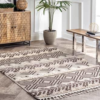 Prabal Gurung x Rugs USA Flatiron Tasseled Wool Area Rug