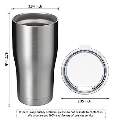 20oz Stainless Steel Tumbler,Vacuum Insulated Coffee Cup Tumblers with  Lid,Double Wall Powder Coated Travel Mug Gift for Women Man,Thermal Cups  Keep