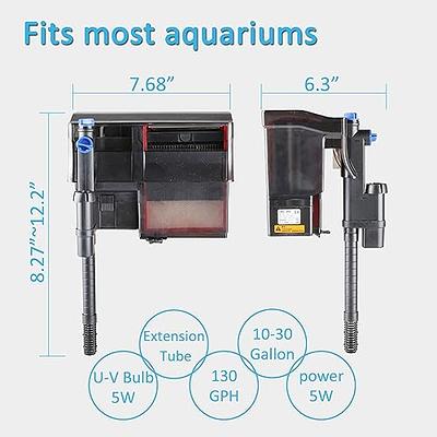 Aquarium Fish Tank Hook Water Changer, with Flow Switch, Quickly and  Efficiently Helps Fill Your Water, Aquarium Vacuum Water Filler for Fish  Tank