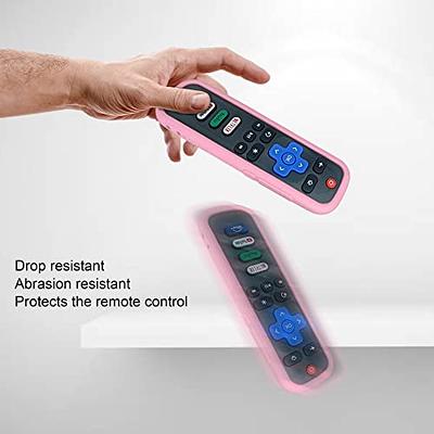 Silicone Protective Controller Cover fits for Roku TV Voice Remote, Element Roku