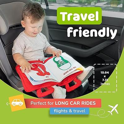 deMoca Busy Book for Toddlers 1-3, Toddler Travel Quiet Book Montessori  Toys for 1+ Year Old, Kids Plane and Car Activities for Learning, Felt