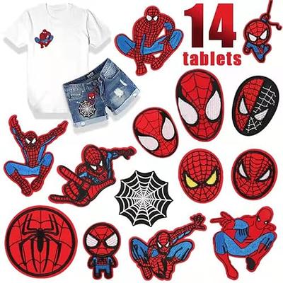 Meneng Embroidered Patches Iron-on Appliques: 30pcs Assorted Cool Punk  Embroidery Sew-on Patch for Jackets Clothing