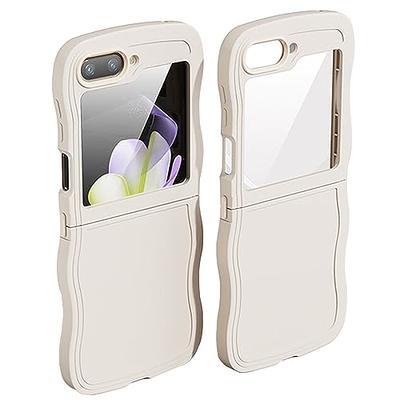 XIZYO for Samsung Galaxy Z Flip 5 Case, Cute Samsung Z Flip 5 Case Wavy  Aesthetic Curly Wave Frame Case for Women Men Slim Soft TPU Shockproof  Protective Bumper Cover, White - Yahoo Shopping