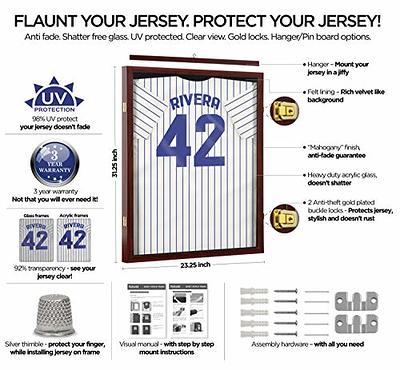 All Clear Acrylic Jersey Display Case Football Baseball 