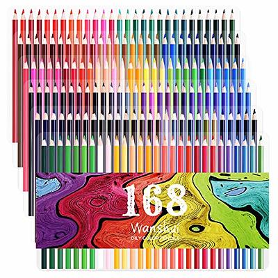 Huhuhero Colored Pencils for Adult Coloring Books, Set of 120