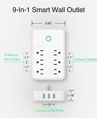 iHome Smart Plug Works with Alexa and Google Home App Control 10