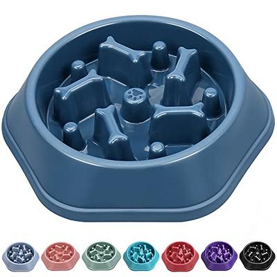 UPSKY Slow Feeder Dog Bowl Anti-chocking Slower Feeding Dog Puzzle Bowl,  Interactive Bloat Stop Dog Food Bowl Dishes Non