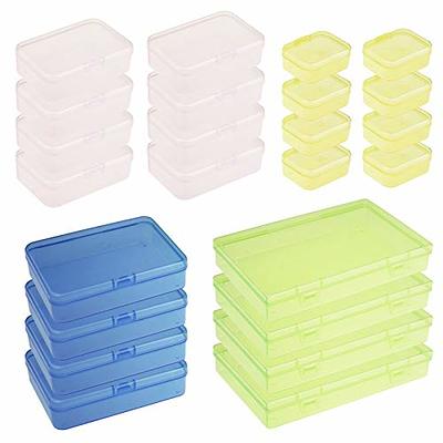 8pcs Clear Storage Container w Hinged Lid 135x80x55mm Plastic Rectangle Box  - Yahoo Shopping