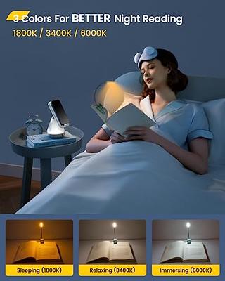 The Glocusent Neck Reading Light helps me read at night