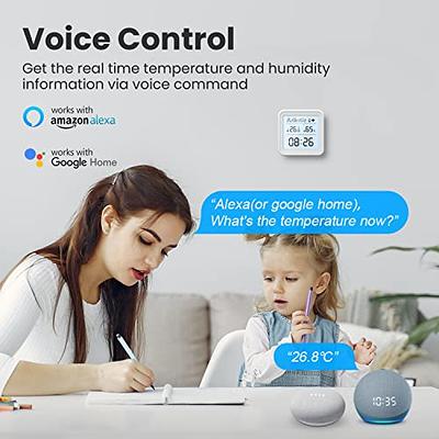 WiFi Thermometer Hygrometer Combo: 1. Smart Temperature Humidity Sensor  with LCD Display 2. Digital Indoor Temperature Gauge with LCD Backlit  Display, Free App Alerts, Compatible with Alexa - Yahoo Shopping