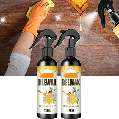 Bee Wax Spray,Beeswax Spray for Wood Floors,Natural Micro-Molecularized  Beeswax Spray,Beeswax Spray Furniture Polish,Beeswax for Wood,Beeswax Spray