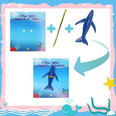  30 Packs Valentines Day Gifts for Kids School, Sea Animal  Building Blocks with Valentines Cards for Kids Classroom, Class Gifts  Exchange, Party Favors for Kids Boys Girls Friendsine's Greeting Cards 