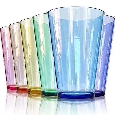 8 oz Unbreakable Premium Juice Glasses - Set of 4 - Tritan Plastic