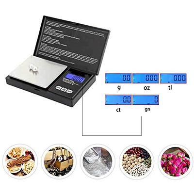 Small Gram Scale, Digital Kitchen Food Scale for Food Ounces and Grams,  500g by 0.01g Accurate, MEIYA Multifunction Digital Scale for  Jewelry/Baking