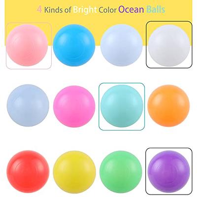 Lovgrils Kids Ball Pit Balls 1000, Soft Mini Pink Balls for Baby