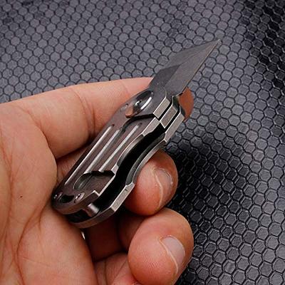  COHOMELARS Small Keychain Knife,Mini Folding Pocket