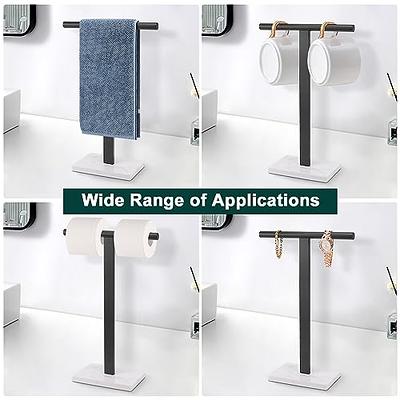 Vanloory Hand Towel Holder, Strong Self Adhesive Hand Towel Ring, Thicken  SUS304 Stainless Steel Hand Towel Bar/Rack, No Drilling Modern Hand Towel
