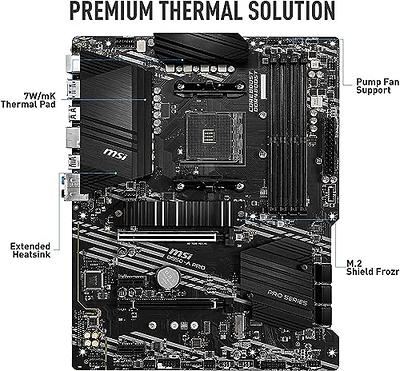 MSI A520M-A PRO Motherboard (AMD Ryzen 3000 3rd Gen AM4, DDR4, M.2, USB 3.2  Gen 1, HDMI, Micro ATX)