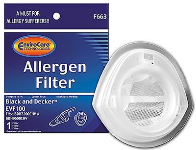 Black & Decker Dustbuster Vacuum Replacement Filter EVF100