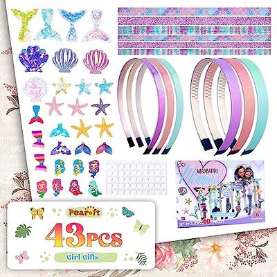 Daover Headband Making Kit for Girls - Creative Your Own Headbands with 50+  Mermaid Charms, Hair Accessories for Girls, DIY Craft Kits for Kids