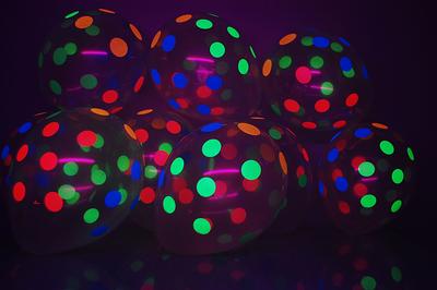  13inch UV Neon Balloons Glow in the Dark Blacklight