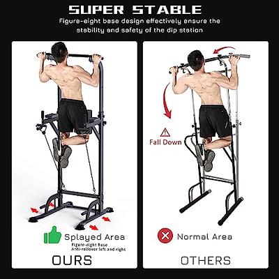 Power Tower Exercise Equipment, Power Tower Pull Up Bar, Power Tower Dip  Station,Power Tower Workout, Multi-Function Strength Training Equipment for