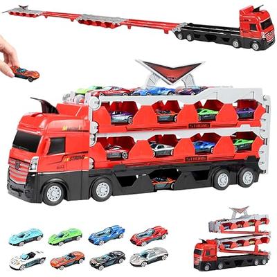 BatWheels Fisher-Price Dc Toy Hauler and Car, Bat-Big Rig with Ramp and  Vehicle Storage - Multi