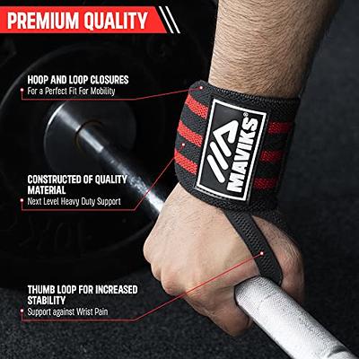 AOLIKES 1 Pair Wristband Wrist Support Weight Lifting Gym Training Wrist  Support Brace Straps Wraps Crossfit Powerlifting