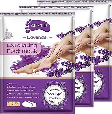Lavinso Foot Peel Mask for Dry Cracked Feet – 2 Pack Dead Skin Remover and  Callus - Exfoliating Peeling Soft Baby Feet, Original Scent