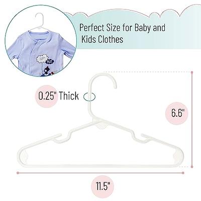  20 Packs Baby Hangers for Closet Plastic Baby Clothes