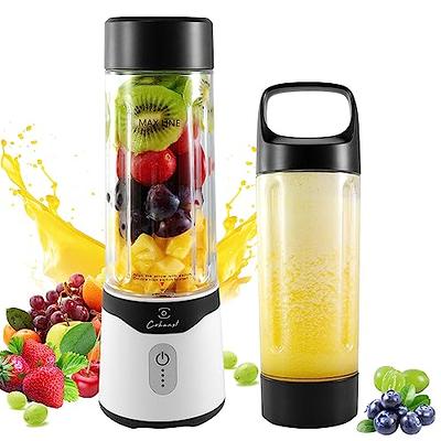 Brentwood RJB-100BK 17oz Portable Battery Operated USB Glass Blender, -  Brentwood Appliances