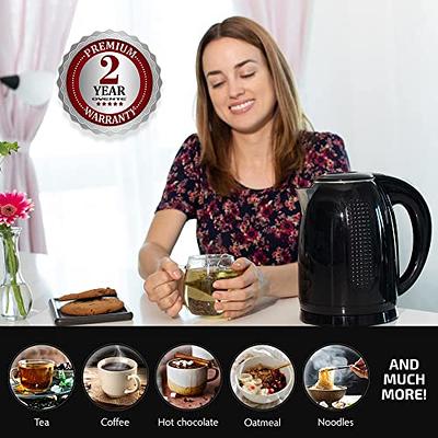 Portable Kettle Electric Tea Kettle Stainless Steel Insulated Hot