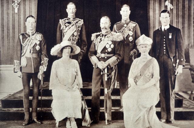 On April 26, 1923, Elizabeth Bowes Lyon married George VI, who would go on to become kingâ€”and she, the Queen Mother, giving birth to Elizabeth II in 1926. Queen Mary, George's mother, lent her daughter-in-law the lace veil she wore for the occasion. British designer Madame Handley Seymour made the dressâ€”custom dictated it must be a British creationâ€”but its silhouette was based on those of Jeanne Lanvin, then very much in vogue.