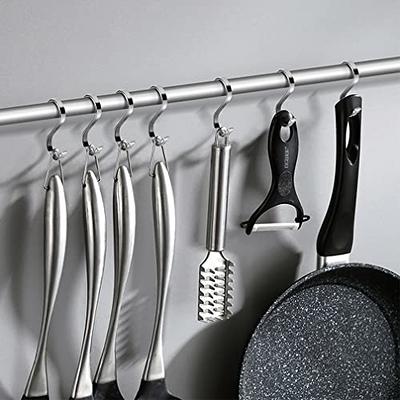 20 Pcs Heavy Duty S Hooks Pan Pot Holder Rack Hooks Hanging