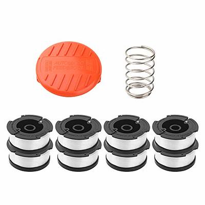 Hechuang 9 Pack Weed Eater Spool Spool Replacement for Black+