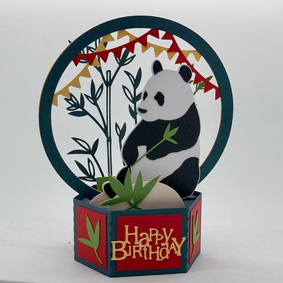 panda birthday card