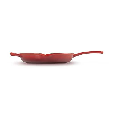 Le Creuset 9 Enameled Cast Iron Signature Handle Skillet Cerise Red