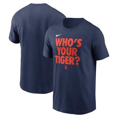 Women's Fanatics Branded Navy Detroit Tigers Logo Fitted T-Shirt