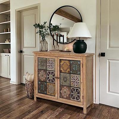 PHI VILLA Accent Cabinet - Entryway Cabinet for Living Room Small Buffet Cabinet  Storage Cabinet， 2 Door Accent Cabinet - Yahoo Shopping