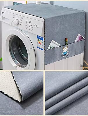 2PCS 25.6'' x 23.6'' Washer and Dryer Covers for the Top,Non-Slip