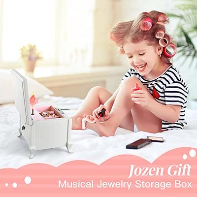 Jozen Gift Small Ballerina Musical Jewelry Box with Mirror for Girls，White  Kid's Jewelry Storage Music Box,Children's Jewelry organizer Music Jewelry  Chest - Yahoo Shopping